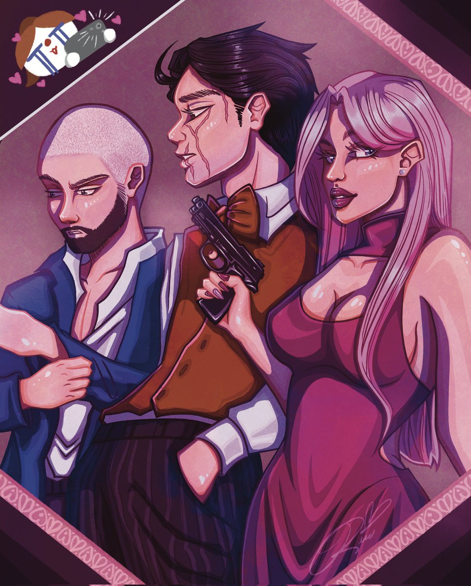 I finally finished (at 4:30am.. typical)! A nice little portrait of Tessa's beautiful kids! 💕 (I'm sorry Youney, I couldn't get her tattoos ;~;)
#NoPixel
