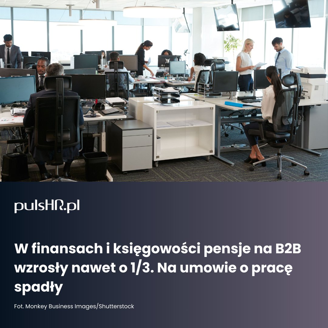 Mamy duży wzrost wynagrodzeń w finansach i księgowości na kontrakcie B2B. Co z umowami o pracę i zarobkami w innych branżach?

Szczegóły -&gt; tiny.pl/jwf-158v