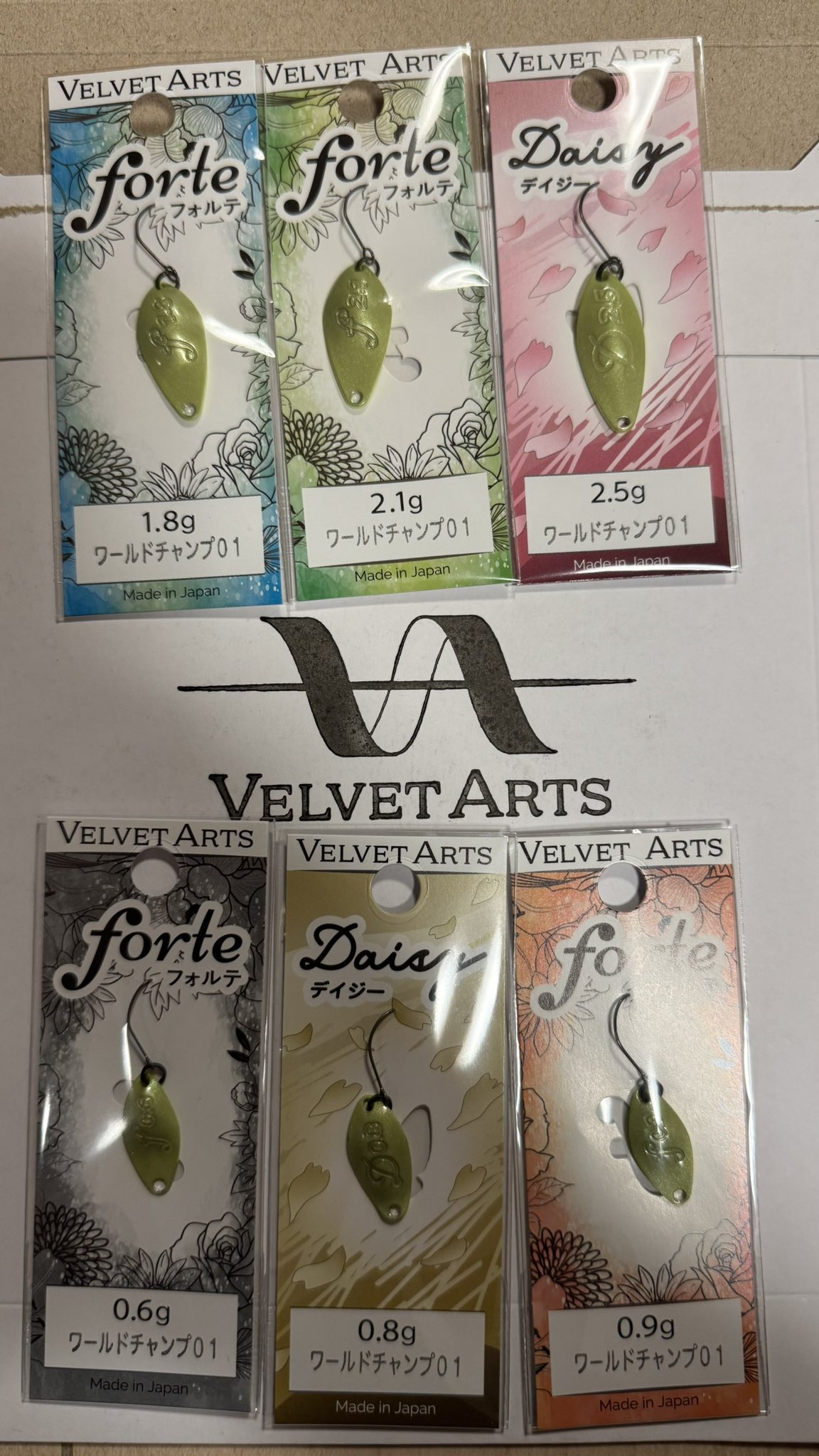 ベルベットアーツ 公式通販限定カラー ワールドチャンプ01 6枚フルセット ベルベットアーツ 公式通販限定カラー ワールドチャンプ01 6枚