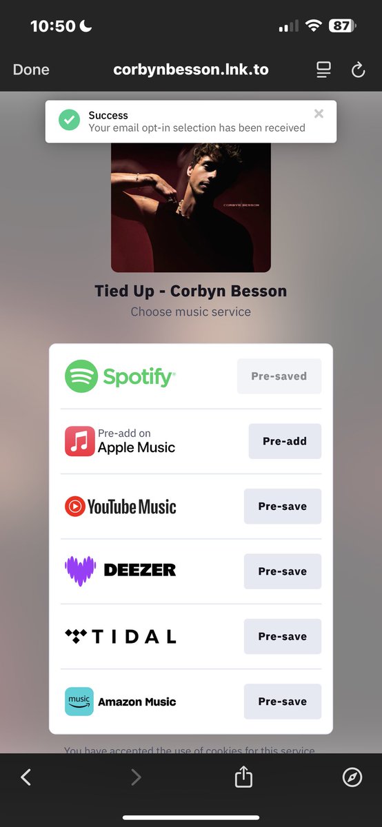 itskxcey's tweet photo. @corbynbesson OH YEAH https://t.co/fAS6zrvEFB
