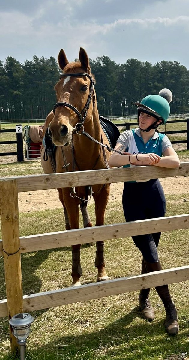 Had a nice day out with Faye yesterday 😊🐎