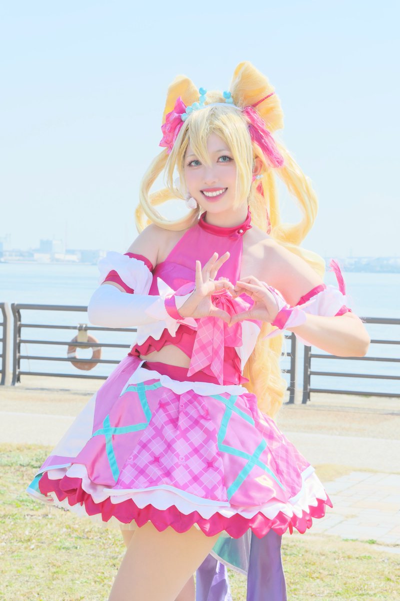 キミとアイドルプリキュア キュアアイドル コスプレ Amazon.co.jp: 【GK】実物撮影！髪飾り付き キミとアイドル