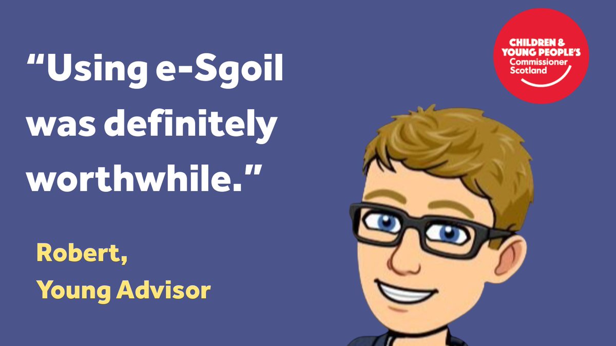 Young Advisor Robert blogs on <a href="/eSgoil/">e-Sgoil</a> Study Support. Our report makes recommendations to improve the education system, including urging <a href="/scotgov/">Scottish Government</a> to invest more in virtual school models. Robert explains what Study Support is &amp; how he benefited.
Blog: bit.ly/4lWaTRO