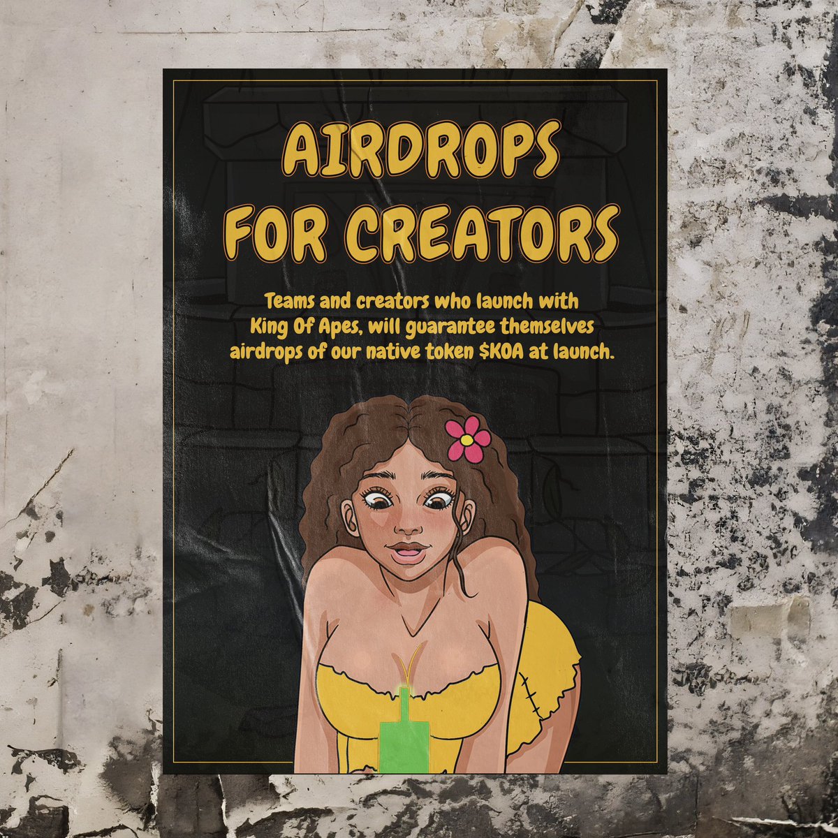 KingOfApesBase's tweet image. KOA launchpad is for creators
Teams and creators who launch with King Of Apes will guarantee themselves airdrops of our native token $KOA at launch.
So what are you waiting for:
🦍 Launch a token in just a few clicks
💲 Earn 50% creator rewards
💻 Dev buy on website…