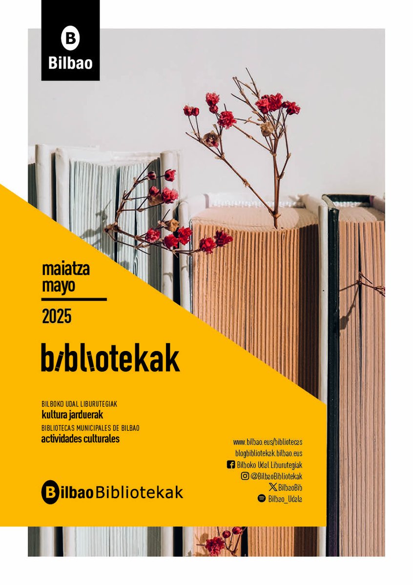✅ Maiatzeko kultura jardueren programa. 🔗labur.eus/m8vwgmkc

✅ Programa de las actividades culturales de mayo. 🔗labur.eus/85oyve6g