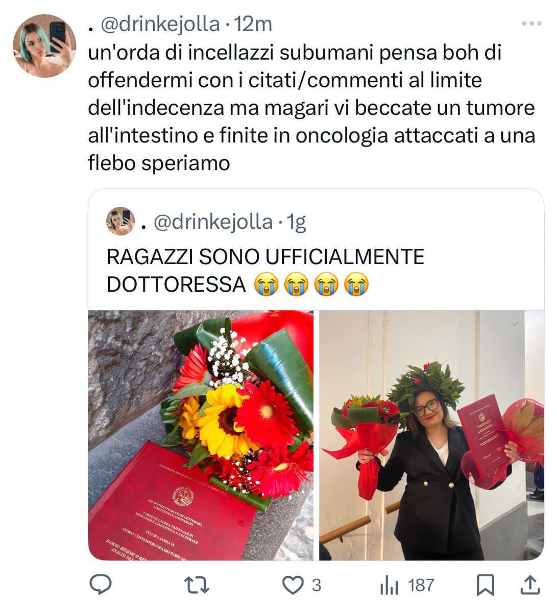 CarroDiSalthim's tweet photo. sisi coglionazza lucchettati pure tanto ritardata eri e ritardata rimani https://t.co/e195mIcE0q
