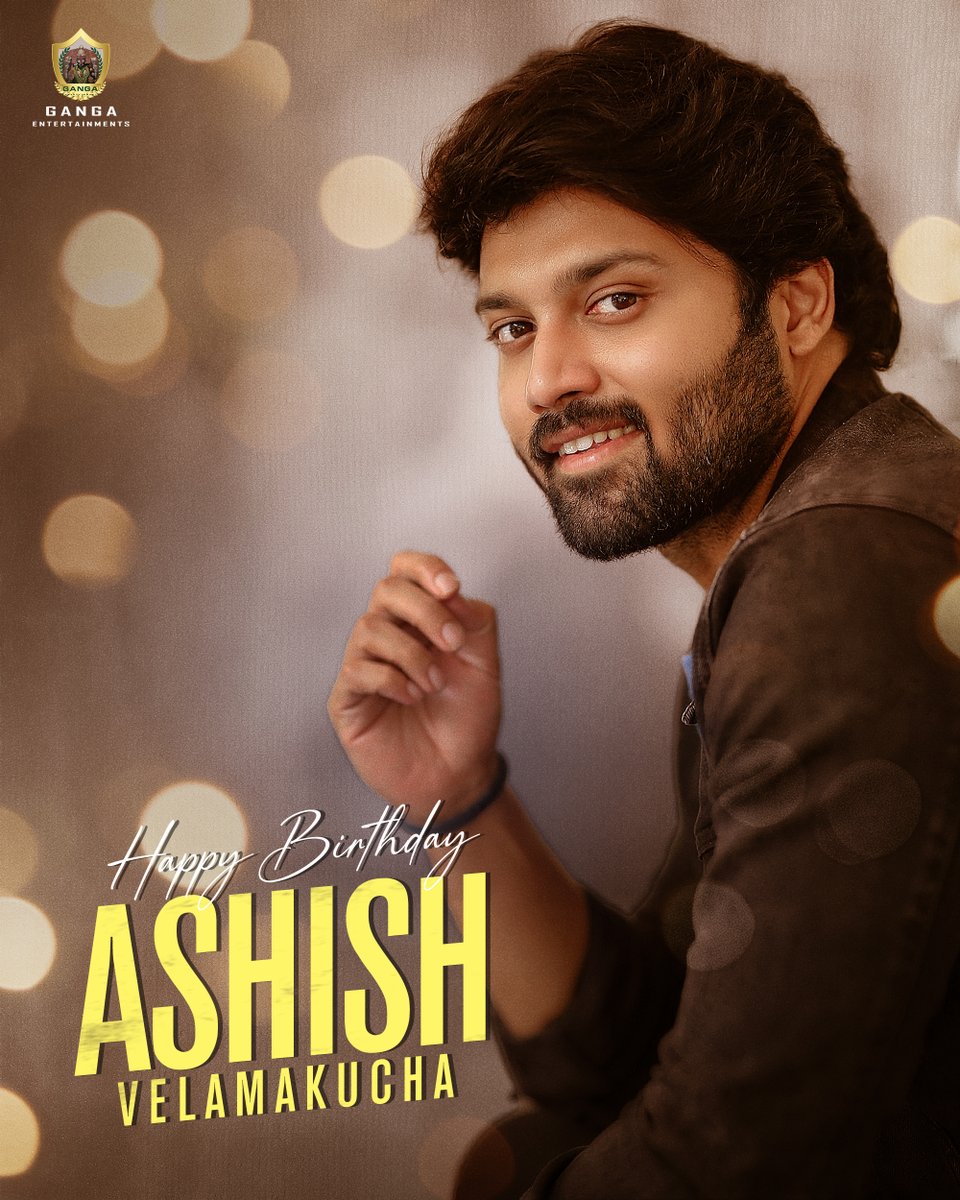 Ganga Entertainments (@gangaents) on Twitter photo A Very Happy Birthday to the immensely talented <a href="/AshishVoffl/">Ashish Velamakucha</a> ! !🎉
May your year ahead be filled with success, happiness, and exciting roles. ✨
#HappyBirthdayAshish A Very Happy Birthday to the immensely talented <a href="/AshishVoffl/">Ashish Velamakucha</a> ! !🎉
May your year ahead be filled with success, happiness, and exciting roles. ✨
#HappyBirthdayAshish