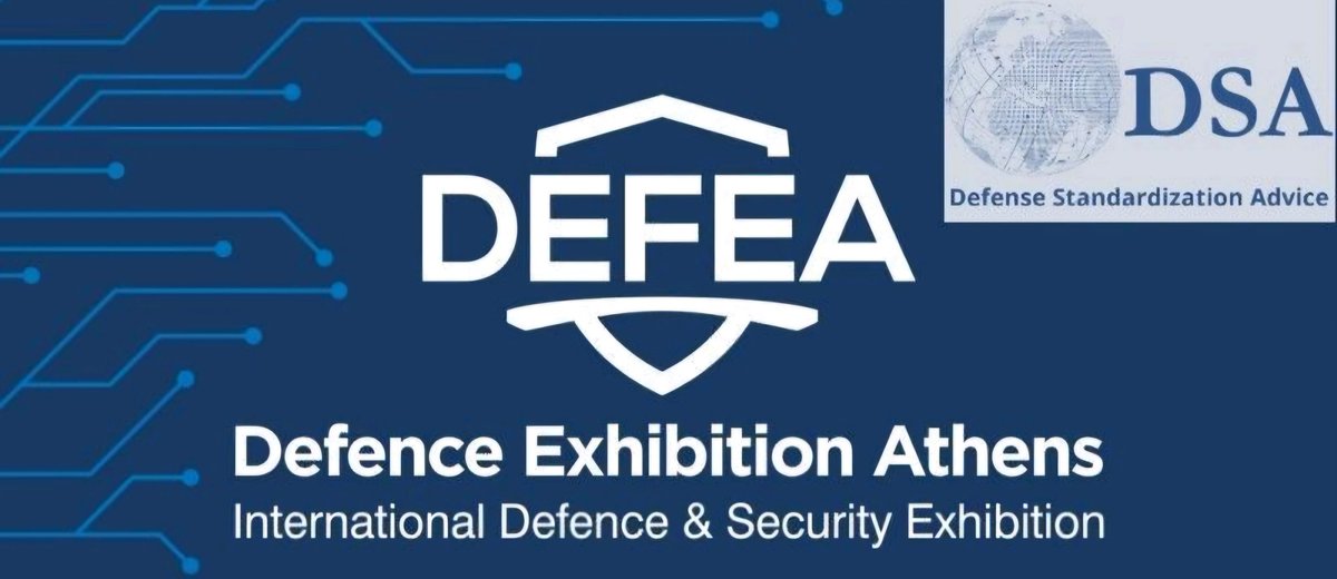 DSA_defstand's tweet photo. 🌍 @DSA_defstand is excited to participate in DEFEA 2025, taking place May 6–8 at #Metropolitan #Expo, Athens!

📩 Reach out to schedule a meeting with our team during the event!

#DSA #DEFEA2025 #DefenceStandardization #Innovation #Collaboration #Athens #Standards #Industry https://t.co/EGqpORhwiR