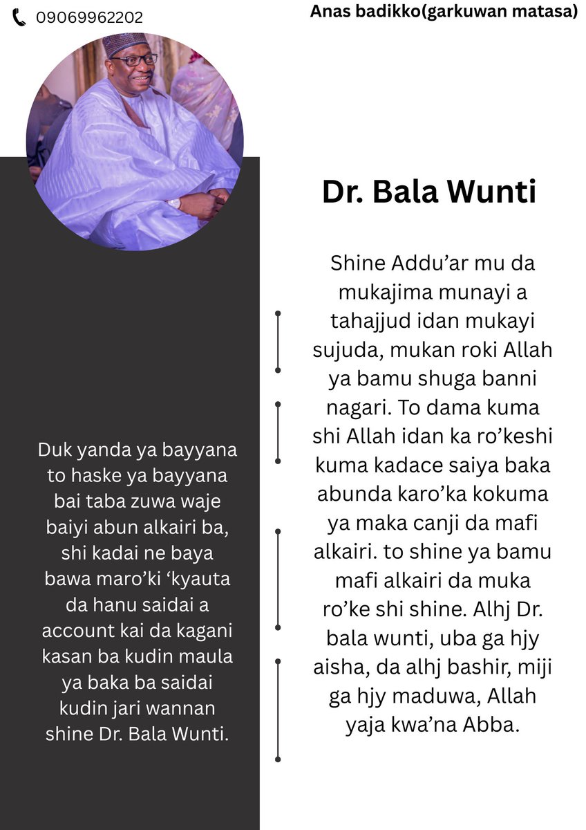 Allah ya qara lfy abba#