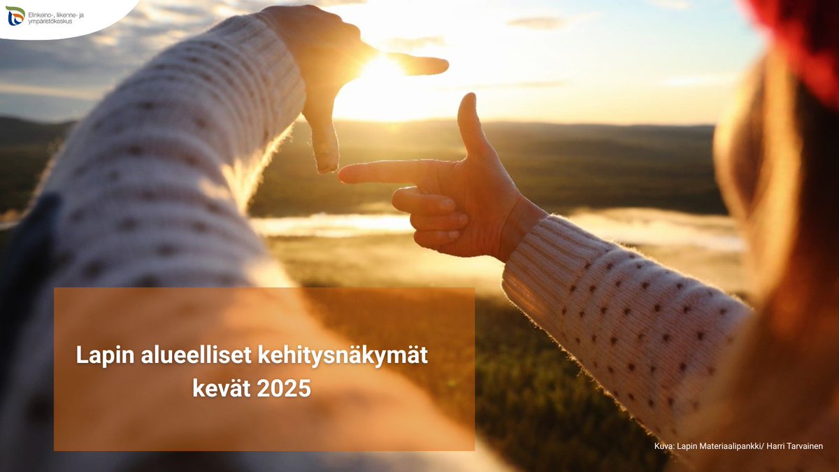 Millaiset ovat Lapin alueelliset kehitysnäkymät keväällä 2025? 🌞
Lapissa on vireää elinkeinoelämää mutta myös kasvun haasteita!✨

Lisää Lapin alueellisista kehitysnäkymistä keväältä 2025 voit lukea tänään julkaistusta tiedotteestamme sttinfo.fi/tiedote/711194…