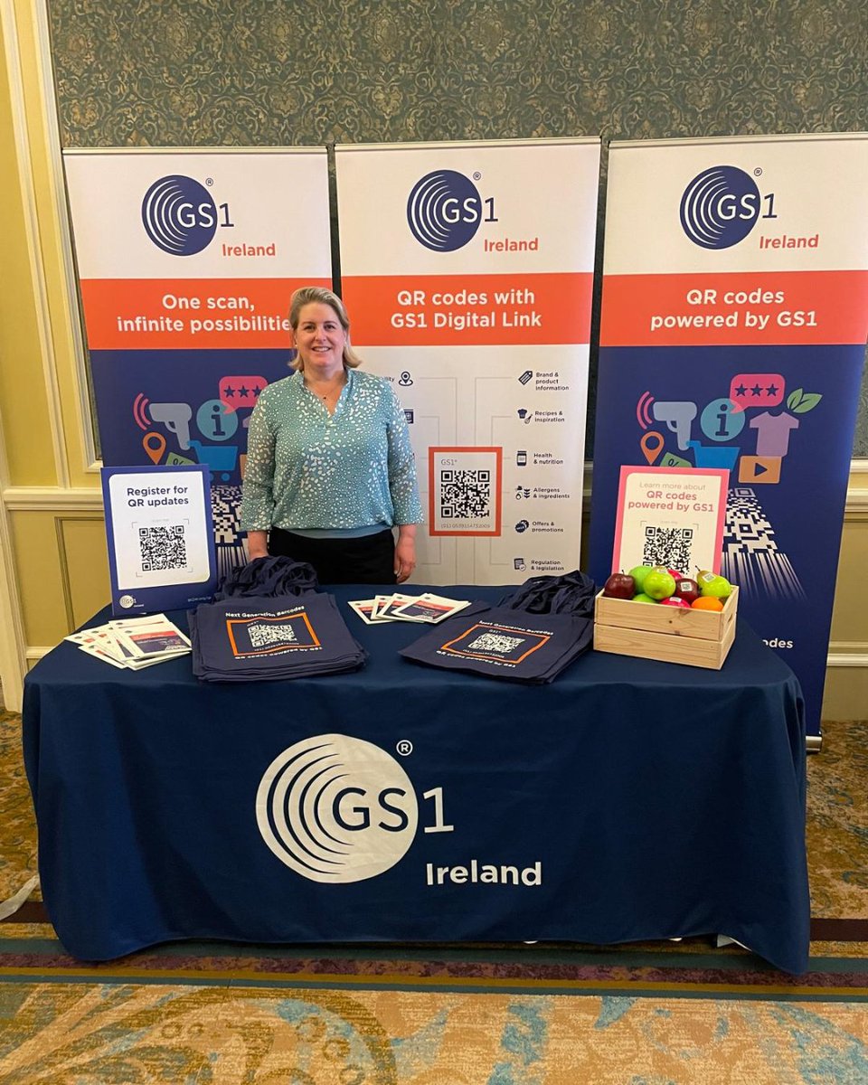 All set up and ready for Checkout Conference 2025 🛍️ 

Maria, Shelby and Cathy will be at the GS1 Ireland stand so make sure to call over to say hello and chat about the future of QR Codes powered by GS1 &amp; their impact on the retail industry 💬

<a href="/CheckoutIreland/">Checkout Magazine</a> 

#Checkout2025