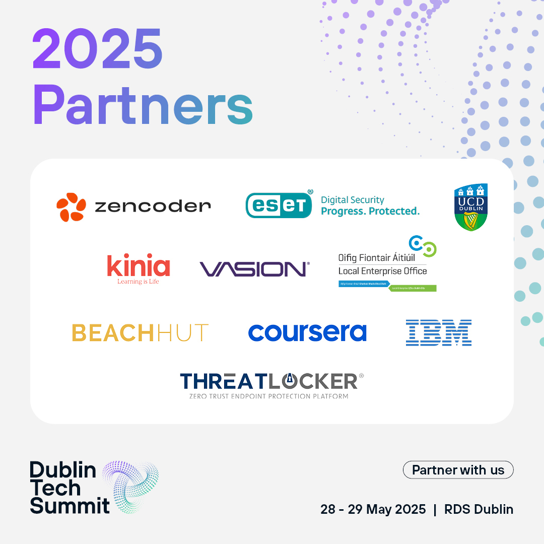 Dublin Tech Summit (@dubtechsummit) on Twitter photo Some of our Partners for DTS 2025! 🌍
We're excited to announce our next group partners for Dublin Tech Summit 2025, from cybersecurity to education, enterprise tech to innovation strategy, these partners are helping shape the future of the tech ecosystem.
Welcoming <a href="/zencoderai/">zencoderai</a> Some of our Partners for DTS 2025! 🌍
We're excited to announce our next group partners for Dublin Tech Summit 2025, from cybersecurity to education, enterprise tech to innovation strategy, these partners are helping shape the future of the tech ecosystem.
Welcoming <a href="/zencoderai/">zencoderai</a>