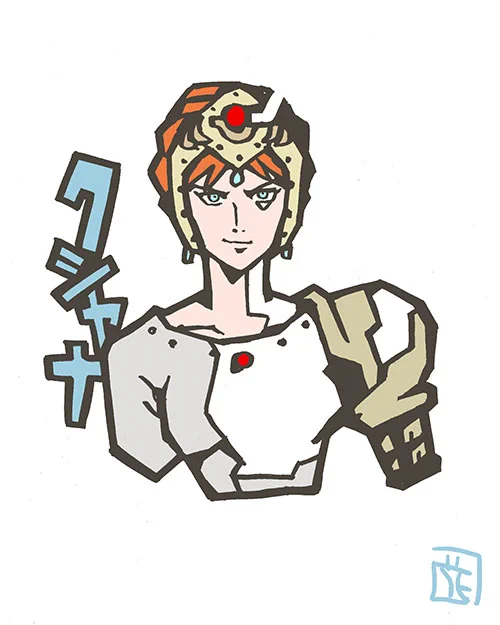 このタッチで強女性イラストクシャナ#風の谷のナウシカ   #このタッチ#ファンアート 