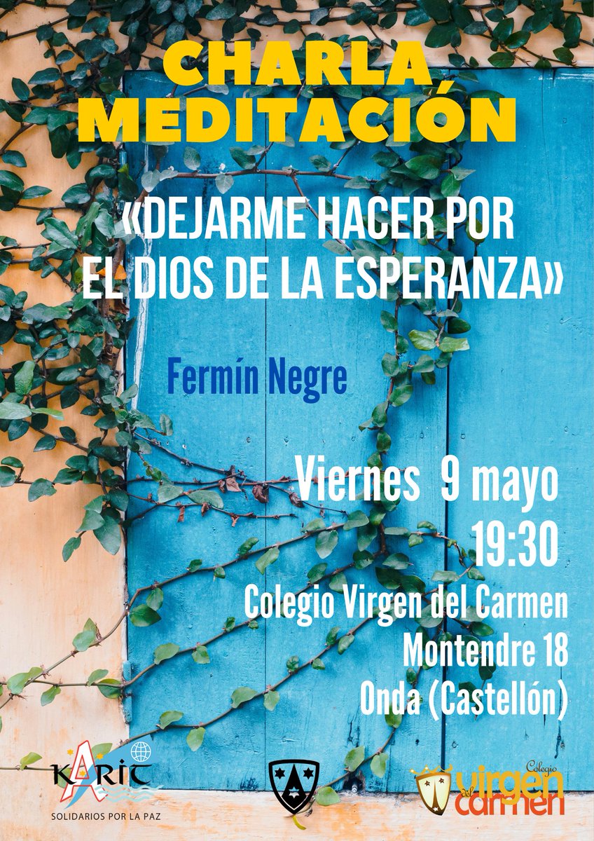 David Oliver Felipo (@loqsiento) on Twitter photo Dentro de unos días tendremos un encuentro para profundizar en la esperanza. Gracias <a href="/ferminnegre/">🪔 Fermín Negre 🎏</a> por acercarte a #Onda. En el colegio <a href="/CarmelitasOnda/">CarmelitasOnda</a> y con la organización de <a href="/Karitsolidarios/">Karit Solidarios</a> Vivimos tiempos necesitados de la luz de la esperanza. Dentro de unos días tendremos un encuentro para profundizar en la esperanza. Gracias <a href="/ferminnegre/">🪔 Fermín Negre 🎏</a> por acercarte a #Onda. En el colegio <a href="/CarmelitasOnda/">CarmelitasOnda</a> y con la organización de <a href="/Karitsolidarios/">Karit Solidarios</a> Vivimos tiempos necesitados de la luz de la esperanza.