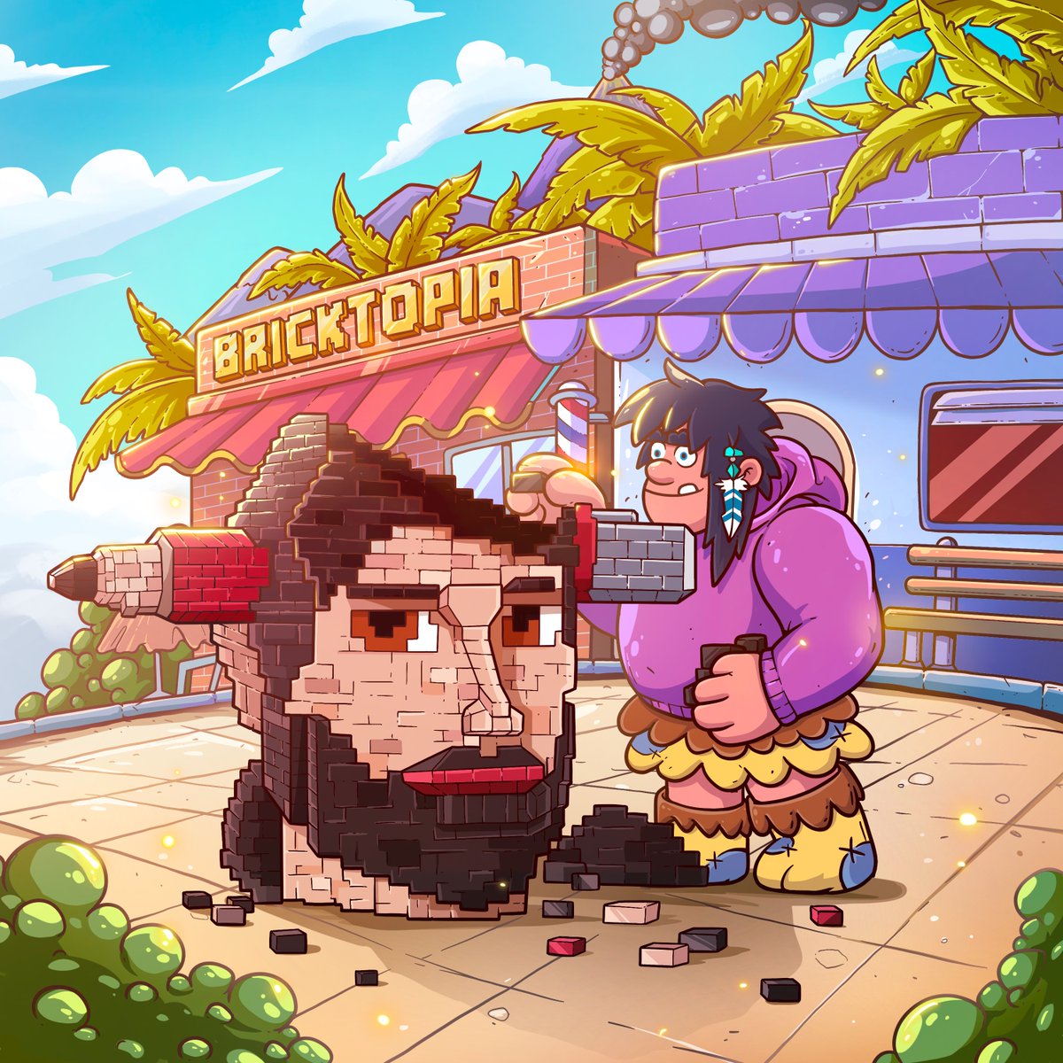 One stone at a time. Brick by brick.

Real builders don’t take shortcuts 😎 

The largest creator community in web3 is coming to Booga Town…

BRICKTOPIANS!

We are thrilled to collab with such a widely respected brand 🧱

Plus, we’re a sucker for animated NFTs that slap hard!