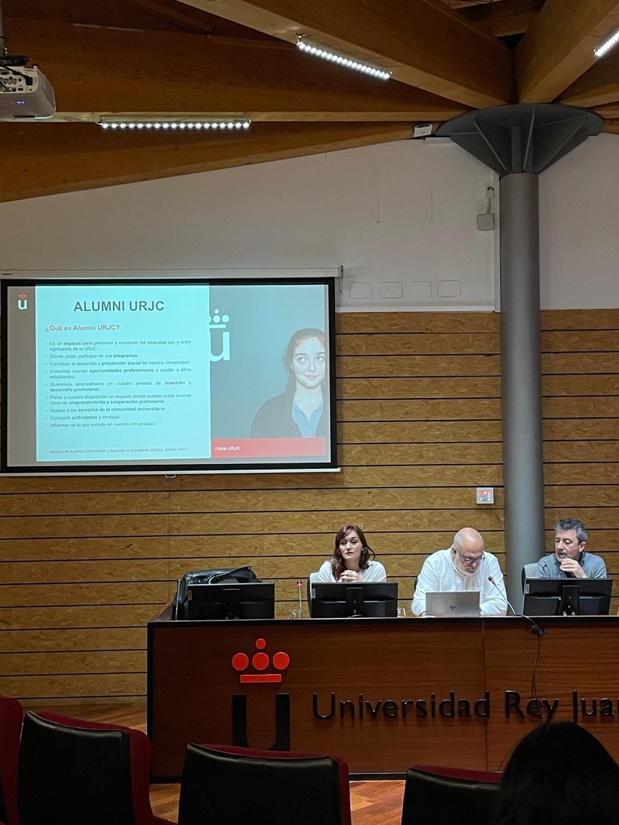 AlumniURJC's tweet photo. El pasado jueves participamos, junto a Bolsa de Empleo URJC, en la "Jornada de salidas profesionales para los grados de Humanidades", organizada por la @FAH_URJC  
¡Gracias por contar con nosotros! https://t.co/zW9jy4kqiL