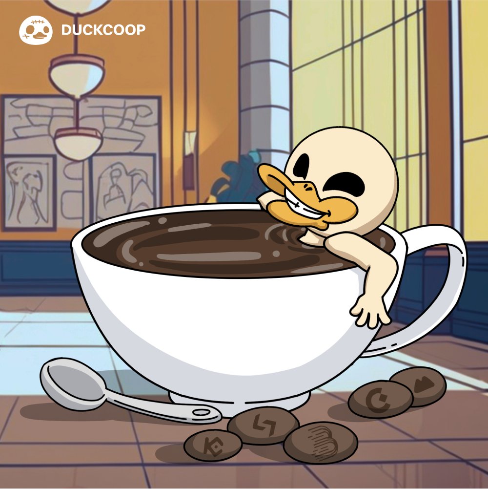 Ducks_realcoop's tweet photo. When life gets chaotic, soak in a giant cup of coffee and smile like a skeleton duck living its best life. ☕🦆💀

🎮 Gaming, Events, FREE $DUCKS: https://t.co/zCYnn5IbDM

#DuckCoop #DUCKS https://t.co/cM7iQmQC3h