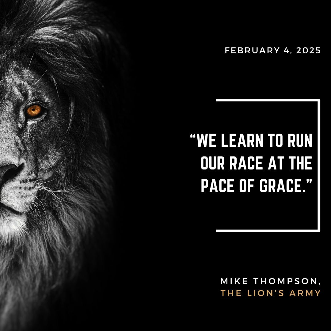 charismahouse's tweet image. Our speed is as fast as the Spirit allows. 

Learn more in Mike Thompson’s “The Lion’s Army.” 

Order Your Copy: bit.ly/thelionsarmy 

#MikeThompson #LionOfJudah #TheLionsArmyBook