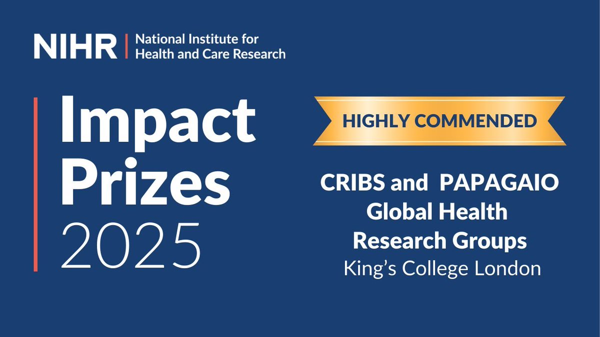 The #NIHRImpactPrizes recently celebrated the CRIBS and PAPAGAIO Global Health Research Groups as highly commended established investigators for their innovations to reduce mother and baby mortality and build research capacity in Sierra Leone. 🧵⬇️

youtube.com/watch?v=iurP7g…