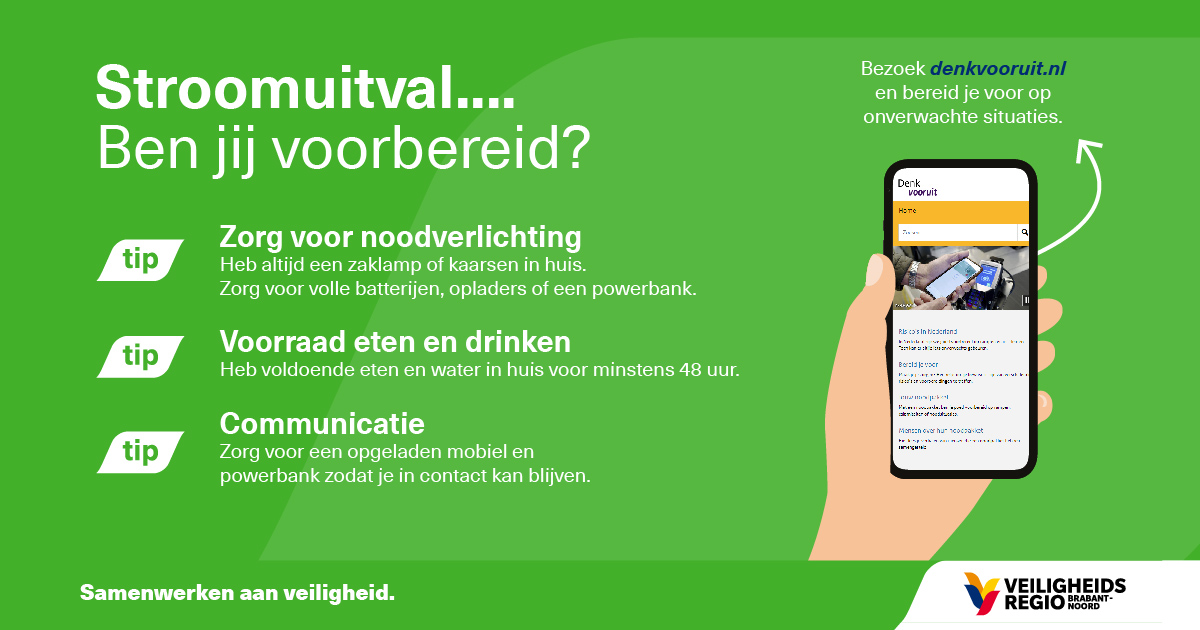 De stroom kan helaas langdurig uitvallen. Niet alleen in Spanje en Portugal maar ook bij ons. Ben jij dan goed voorbereid en heb jij een noodpakket? Lees er meer over op 👉 obi41.nl/432699xn