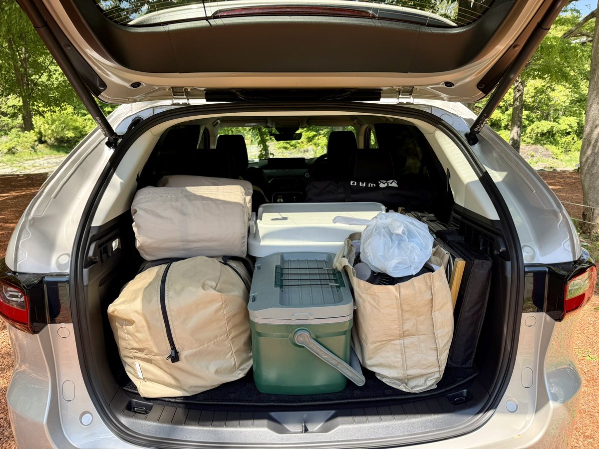 買い替え後初キャンプ🏕️
3列目倒しただけで、荷物が余裕持って積めたことに感動😂
良きキャンプでした！！
#CX80 #MAZDA #キャンプ #キャンプ好きと繋がりたい