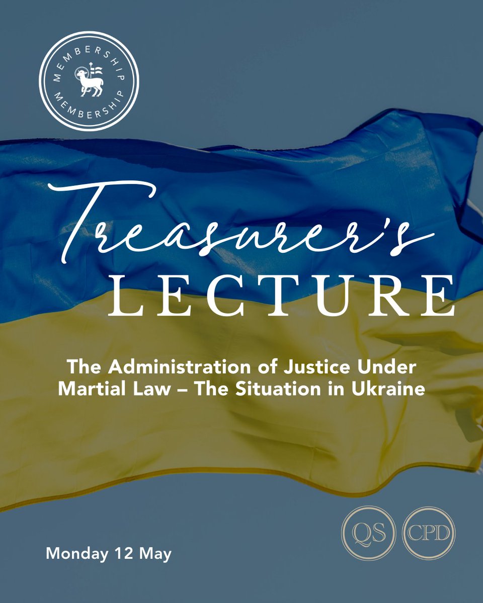 In this Treasurer's Lecture we'll be joined by a Judge of the Supreme Court of Ukraine. This session will explore how the justice system functions in a state of martial law, as well as difficulties facing the courts as they work to uphold the rule of law: loom.ly/4FOafiw