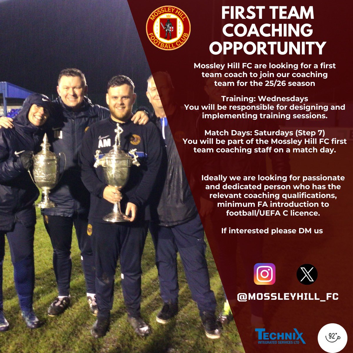 Mossley Hill Athletic FC (@mossleyhill_fc) on Twitter photo Still on the lookout to add coaches to our senior section. If you’re interested, please get in touch. Pls RT <a href="/Liverpool_CFA/">Liverpool FA</a> <a href="/WestCheshireLge/">Go2Day West Cheshire League</a> <a href="/WCLNewsletter/">WCL News</a> <a href="/Cheshire_FA/">Cheshire Football Association</a> Still on the lookout to add coaches to our senior section. If you’re interested, please get in touch. Pls RT <a href="/Liverpool_CFA/">Liverpool FA</a> <a href="/WestCheshireLge/">Go2Day West Cheshire League</a> <a href="/WCLNewsletter/">WCL News</a> <a href="/Cheshire_FA/">Cheshire Football Association</a>
