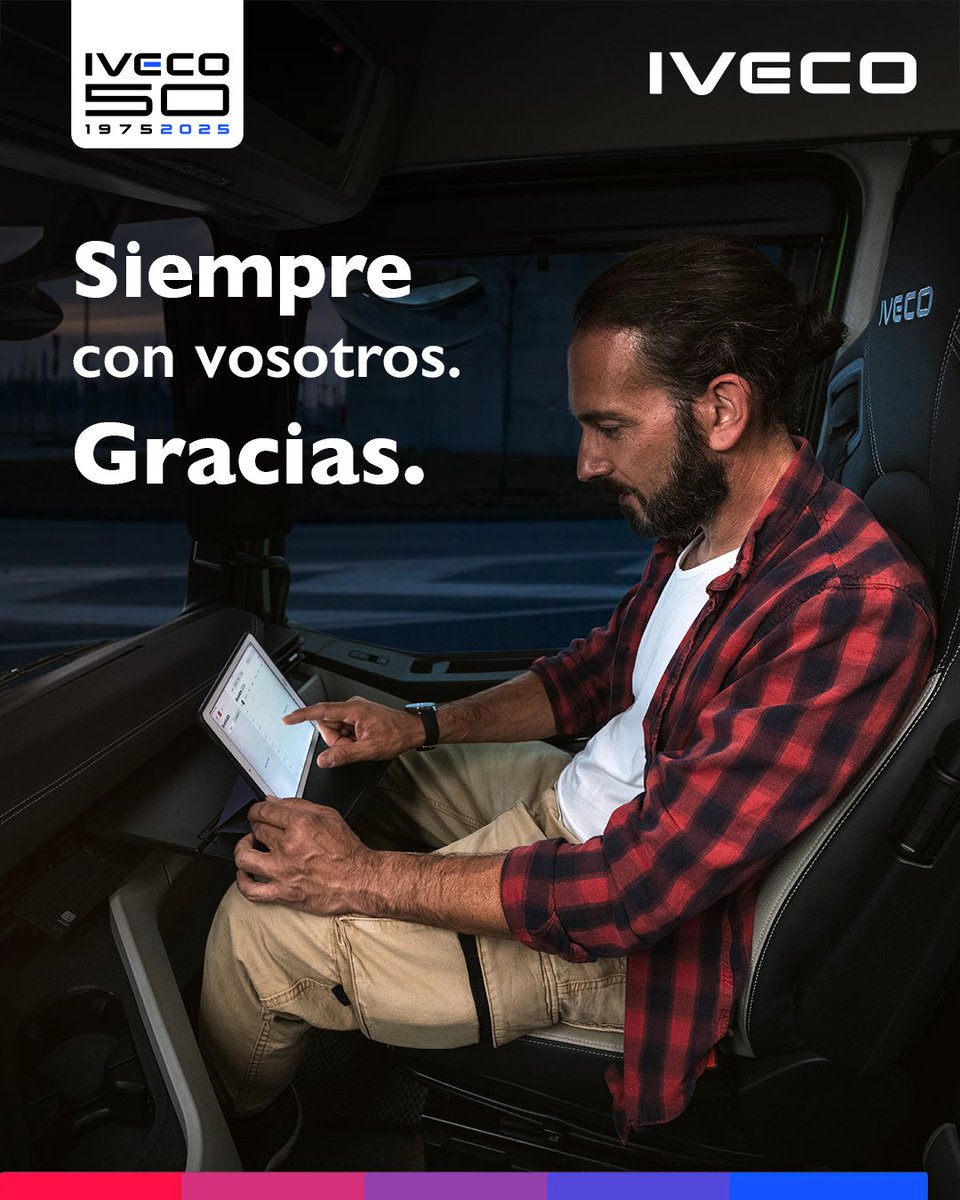 🚛💡 Ayer, mientras el país se apagaba, muchos seguisteis al volante, haciendo que todo siguiera en marcha. Desde IVECO España: ánimo, fuerza y GRACIAS por vuestra entrega y profesionalidad. Hoy más que nunca, estamos con vosotros. 💙 #CortedeLuz #Transporte #IVECO