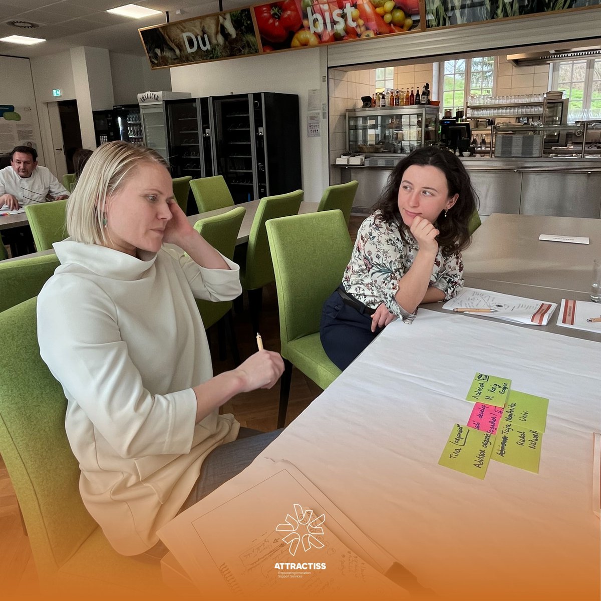 🎉 The 2nd #ATTRACTISS Train-the-Trainer workshop took place in Vienna from April 2–4, 2025,.
🧠 Over 2.5 days, 16 participants from many european countries explored tools and created a workshop to tackle real-life challenges in their advisory work.

👀 Stay tuned for more!