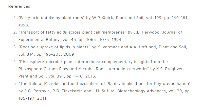 EndoSymb's tweet photo. Came across a strange website that appears to be some sort of LLM generated scam product for weed growers. Interesting to see that while the LLM has hallucinated all the citations it does get the right volume for the publication year. https://t.co/QR5ZW68KWU