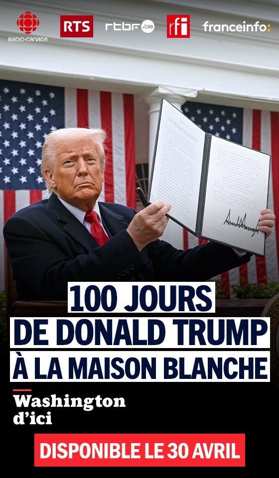 Demain, à ne pas manquer ! Le retour de <a href="/DiciWashington/">WashingtonDici</a> Un épisode inédit de Washington d’Ici : Le bilan des 100 jours de Trump 2.0
