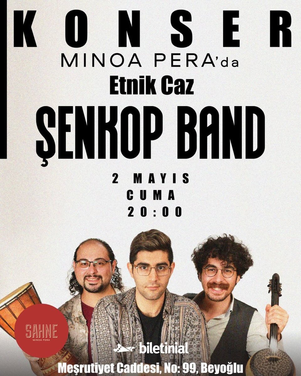 Şenkop Minoa Pera'da! Bekleriz 💜