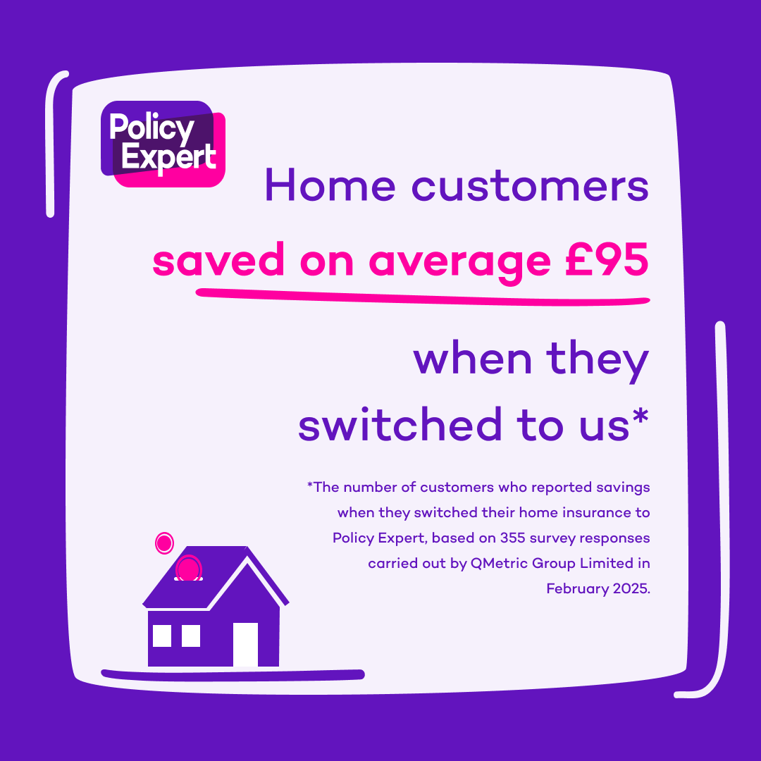 What would you do with an extra £95? 💸 That’s the average amount our customers saved when they switched their home insurance to Policy Expert. See if you can save with us today! #Savings #HomeInsurance
