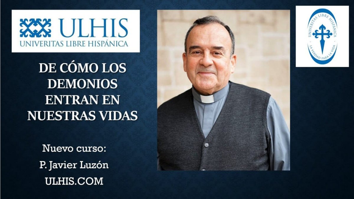 Nuevo curso sobre la INFESTACIÓN SATÁNICA.
#ULHIS SÓLO CONOCIENDO AL ENEMIGO PODREMOS DERROTARLO.
Nuevo curso en: ulhis.com