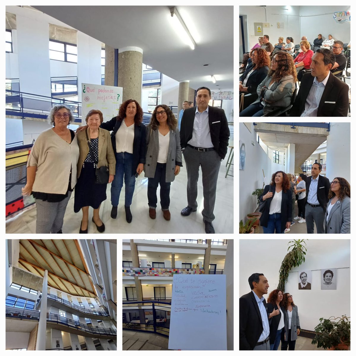 📸Asistimos a la exposición fotográfica y proyección documental de "Arrugas,huellas del tiempo,piel y memoria" realizado por el alumnado del CEPER del Centro Cívico Los Carteros bajo la dirección de César Deneken
#ProyectoArrugas