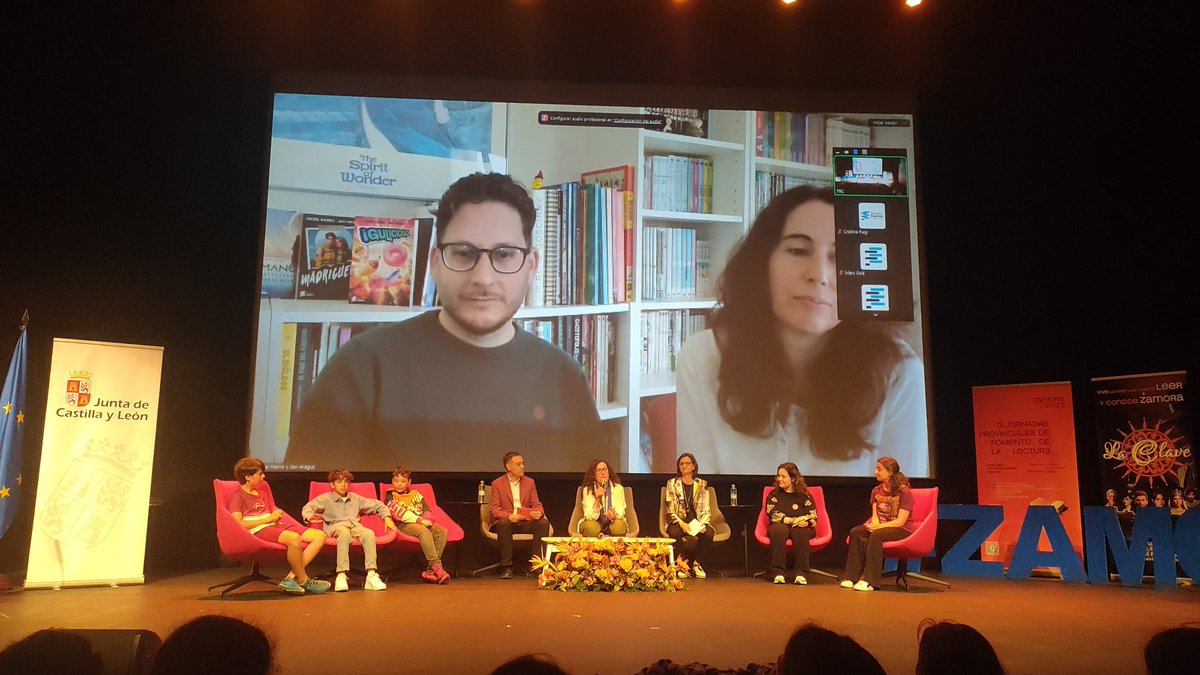 #zamoralee quiere celebrar su Día del Libro de la mano de Javi Araguz e Isabel Hierro, escritores de <a href="/fictionexpress/">Fiction Express EN</a>. Muchas gracias a toda la comunidad <a href="/educacyl/">Educación JCyL</a> que aprovecha la oportunidad de leer <a href="/Hoy_Libro/">¡Hoy Libro!</a> "El binomio libro-maestro es indisoluble"