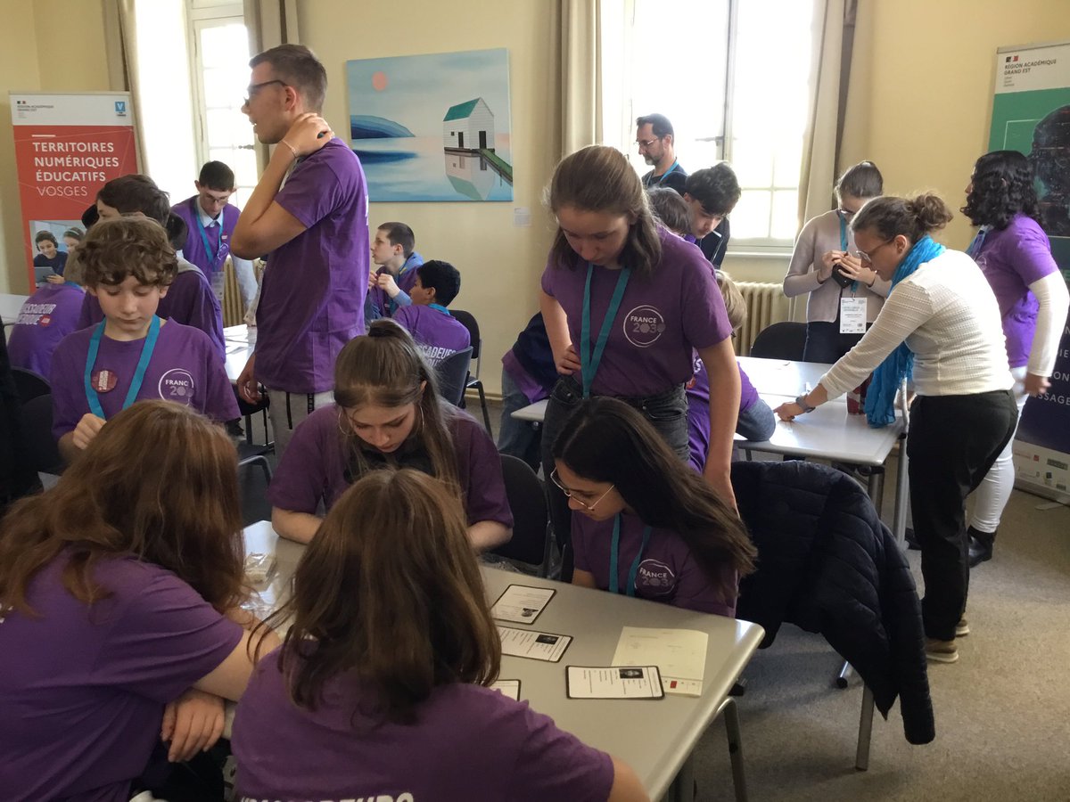 Ambition 21 (@ambition21_fse) on Twitter photo Semaine de l'#IntelligenceArtificielle de la <a href="/RA_GrandEst/">Région académique Grand Est</a> ⤵️
Les élèves Ambassadeurs du #numérique participent à un #escapegame sur l'#IA : collégiens et lycéens des 4 départements travaillent ensemble pour résoudre les énigmes tout en se formant à l'IA.
#FSE+
#Ambition21 Semaine de l'#IntelligenceArtificielle de la <a href="/RA_GrandEst/">Région académique Grand Est</a> ⤵️
Les élèves Ambassadeurs du #numérique participent à un #escapegame sur l'#IA : collégiens et lycéens des 4 départements travaillent ensemble pour résoudre les énigmes tout en se formant à l'IA.
#FSE+
#Ambition21