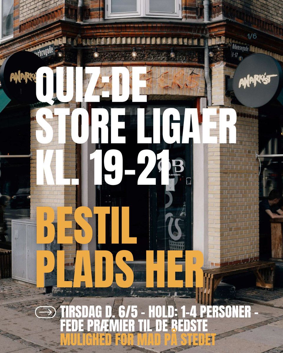 Fodbold-quiz i næste uge? Stedet, genren og den uduelige vært er den samme...

Skal I med?
khmedia.dk/event/vaer-med…