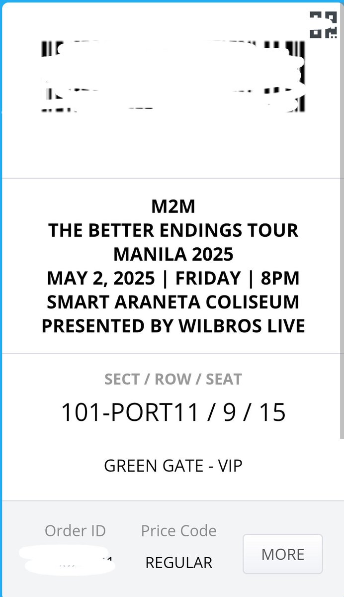 addictdfangirl's tweet photo. WTS | LFB M2M VIP ticket Day 2.

Price: 5,950PHP (with ticket fee)

RFS: Cannot go to Manila

Super lapit na nito sa stage mga beh. Will send the eticket once paid.

#M2MTheBetterEndingsTour  #M2MinManila https://t.co/ddH5Kiy0Fb