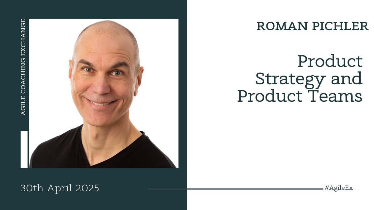 Join us at the #Agile #Coaching Exchange in April where we will be joined by Roman Pichler.  He will be talking about #Product strategy and Product teams. Snap up your place now!  meetup.com/ace-agile-coac…