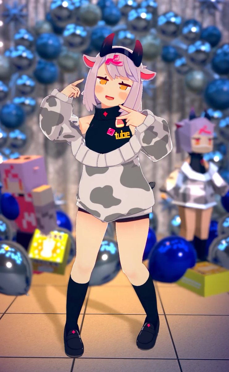 「▼チャンネルに"きゅーぴっど。"を踊るおじさんのショートあげました!【】 」|ペケこ@バーチャルめうしおじさんのイラスト