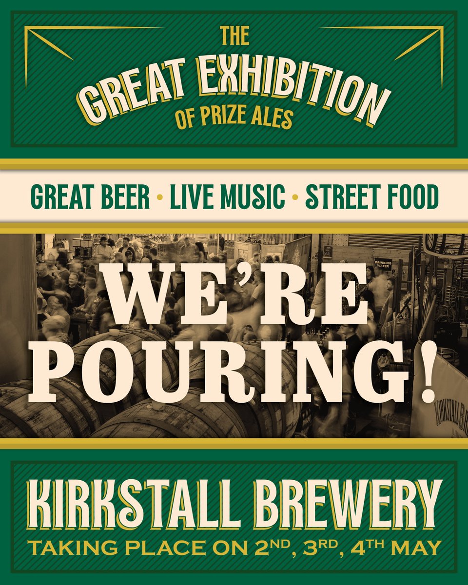 Lost and Grounded Brewers (@lostandgrounded) on Twitter photo This weekend we’re heading to Leeds for The Great Exhibition of Prize Ales at <a href="/kirkstallbrew/">Kirkstall Brewery</a>!
We can’t wait to showcase our beers at the festival, celebrating historical and traditional brewing!
Tickets👉 designmynight.com/leeds/whats-on…
See you there! 🍻 This weekend we’re heading to Leeds for The Great Exhibition of Prize Ales at <a href="/kirkstallbrew/">Kirkstall Brewery</a>!
We can’t wait to showcase our beers at the festival, celebrating historical and traditional brewing!
Tickets👉 designmynight.com/leeds/whats-on…
See you there! 🍻
