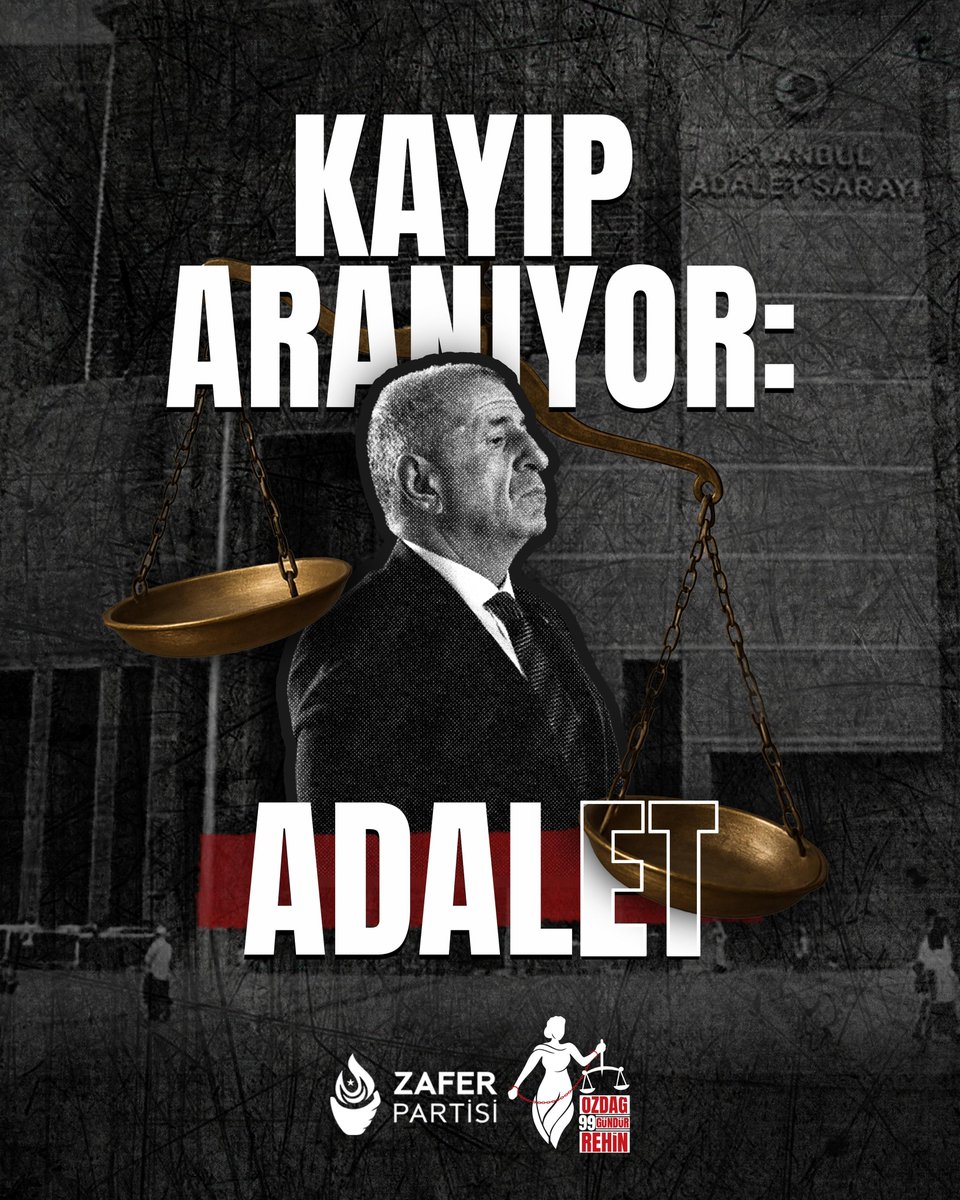 Kayıp Aranıyor: ADALET

#ÜmitÖzdağaÖzgürlük