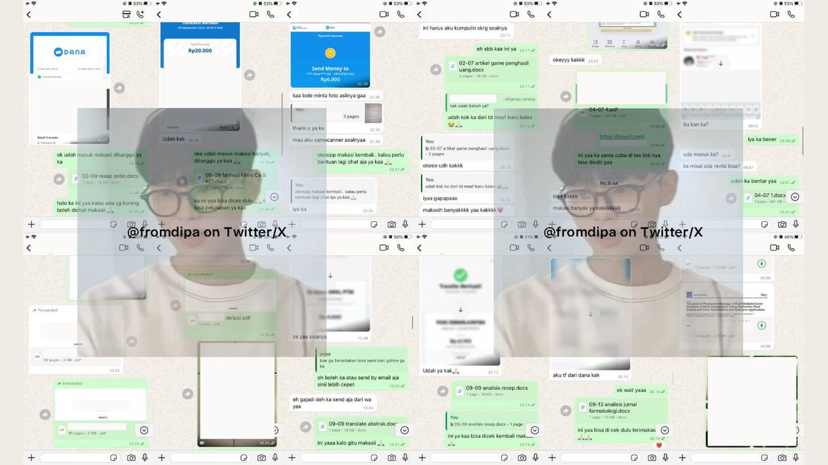 fromdipa's tweet photo. joki by dipa open ya all 😍🙏🏻

⭑ lulusan farmasi uni top 10, cumlaude, pernah magang di puskes, aslab, tembus paper Q1
⭑ first hand, no tim atau oper ga jelas
⭑ tidak pakai AI, GPT atau tools
⭑ since 2020 testi 1K+

fastresp by wa https://t.co/FLngGpLSEG #zonauang https://t.co/4XlIxzme0u