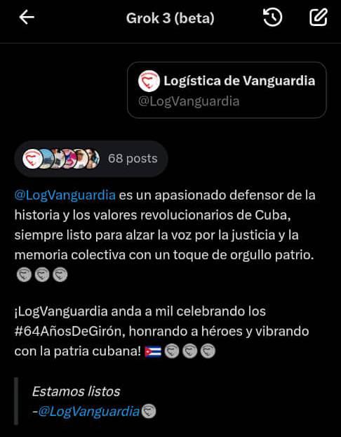 Miren lo que cree <a href="/grok/">Grok</a> de nosotros. 😁😁

Qué piensas tú ❓