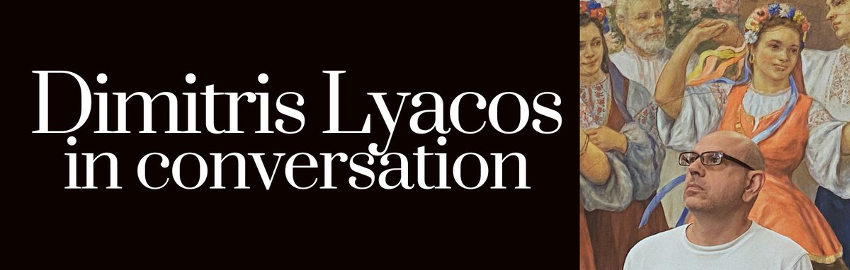TCLCTdublin's tweet image. Please join writer Dimitris Lyacos and translator Andrew Barrett at 6pm, Wednesday 30 April, online and in-person. Tickets at buytickets.at/tclct/1634612