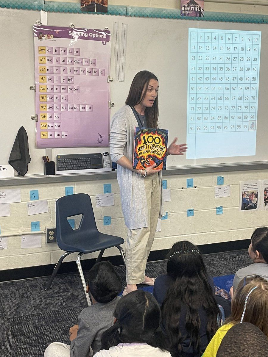 The third graders enjoyed listening to a read aloud by Dr. Greco and practice their math skills! Thank you!