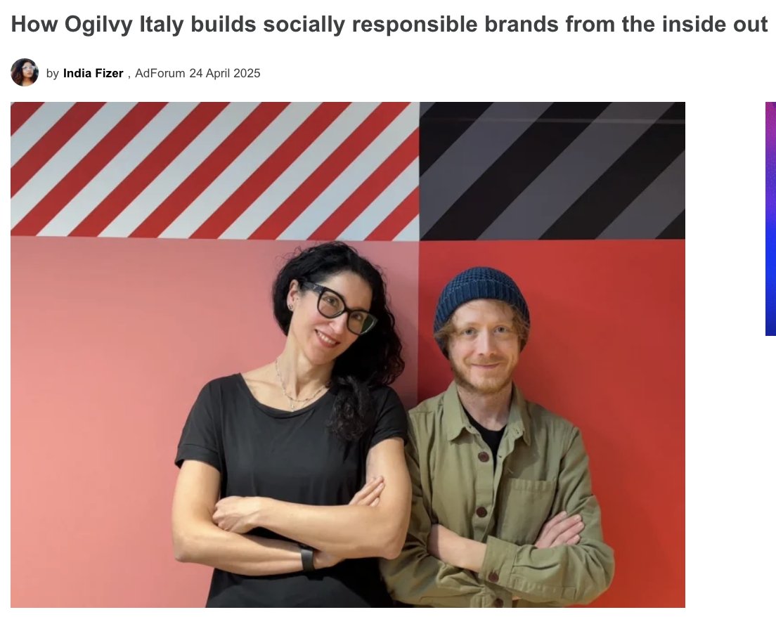 Turning insight into impact: ovvero come trasformare l'analisi dei dati in strategie creative efficaci. Grazie alla metodologia #OgilvyOZ, insight grezzi si traducono in azioni di brand significative e misurabili. bit.ly/4lSTUjc
#Ogilvy #OgilvyItaly #MarketingStrategies