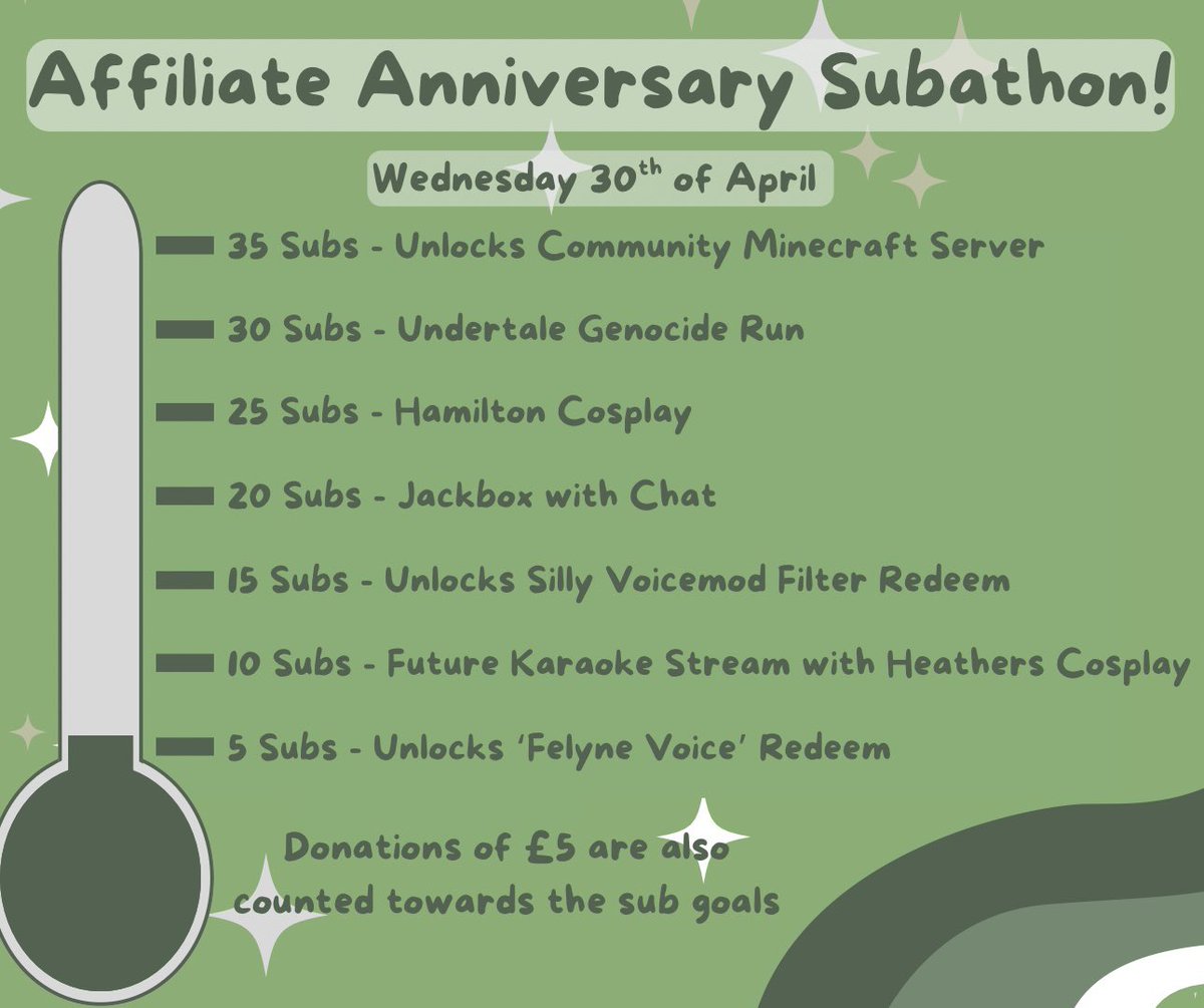 SUBATHON IS TOMORROW PEOPLE!!
