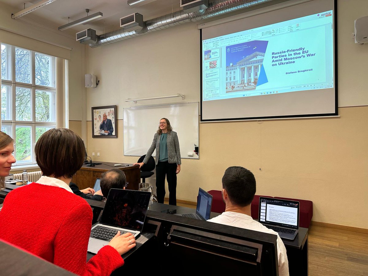 At <a href="/unitartu/">University of Tartu</a>, #NatolinNordicBalticsTeam is exploring the implications of Russia’s Aggression against Ukraine for Estonia and the Baltic States in a conference featuring <a href="/skytteUT/">Skytte Institute UT</a>’s experts moderated by @MailiVilson:

🔹Prof. Stefano Braghiroli <a href="/Stbragh/">Stefano Braghiroli 🇪🇺🇺🇦</a>
🔹Prof. Piret Ehin
🔹Mr